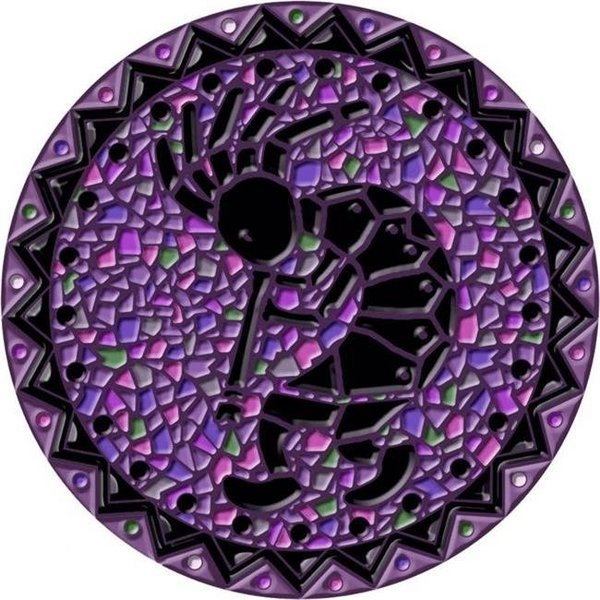 Poolmats Kokopelli Poolsaic -purple- 29 inches 67B00-00013 67B00-00013